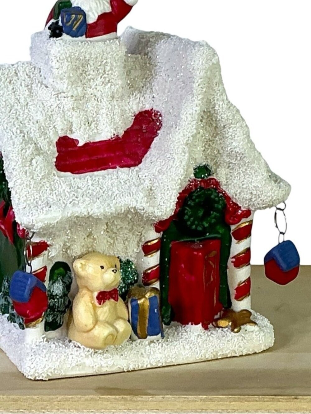 K’s Collection Christmas Village Santa Snow House Vintage Collectible 1990’s - Picture 10 of 16